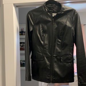 Faux leather Moto jacket (vegan leather)